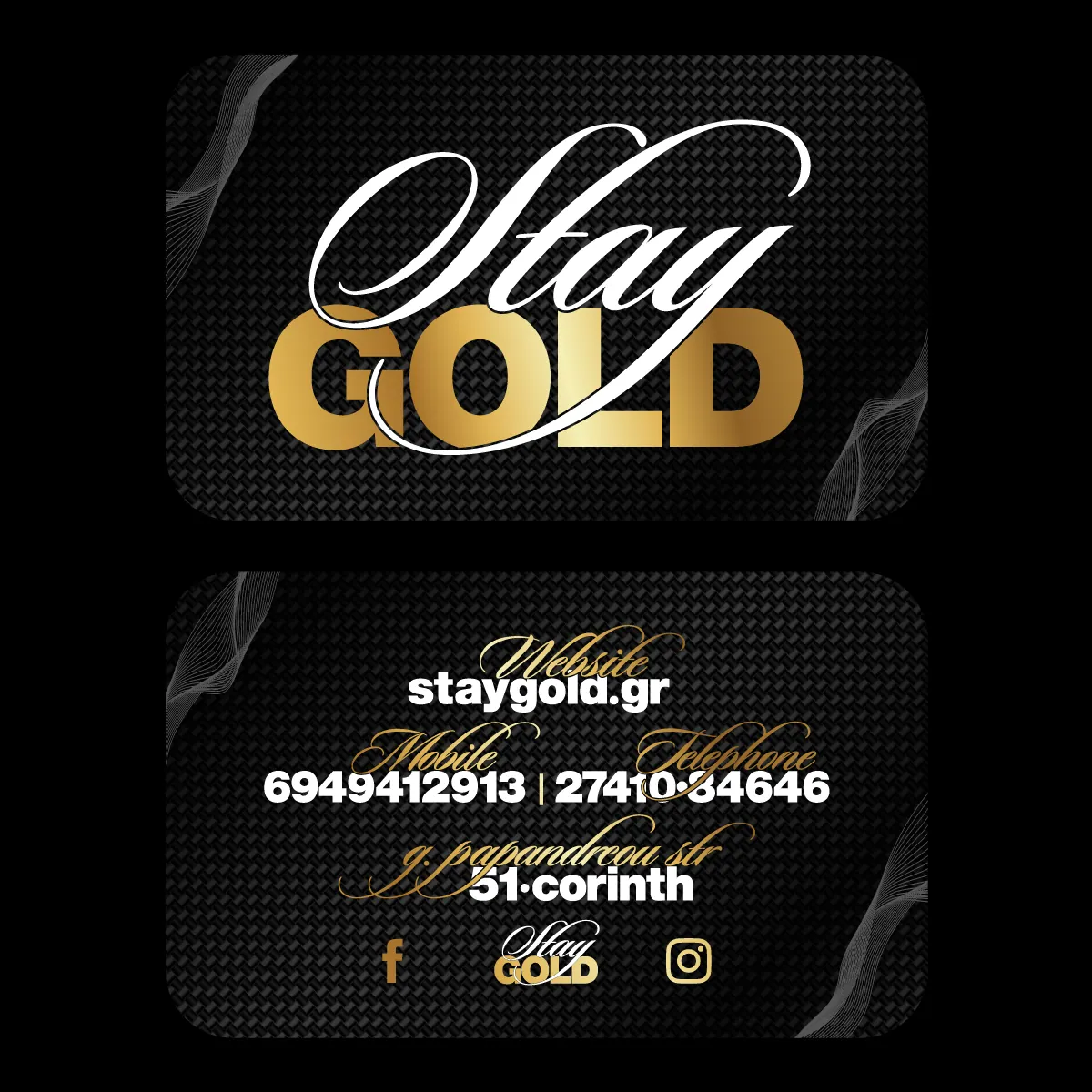 Stay Gold Barbershop, Εταιρική ταυτότητα, εικόνα 9