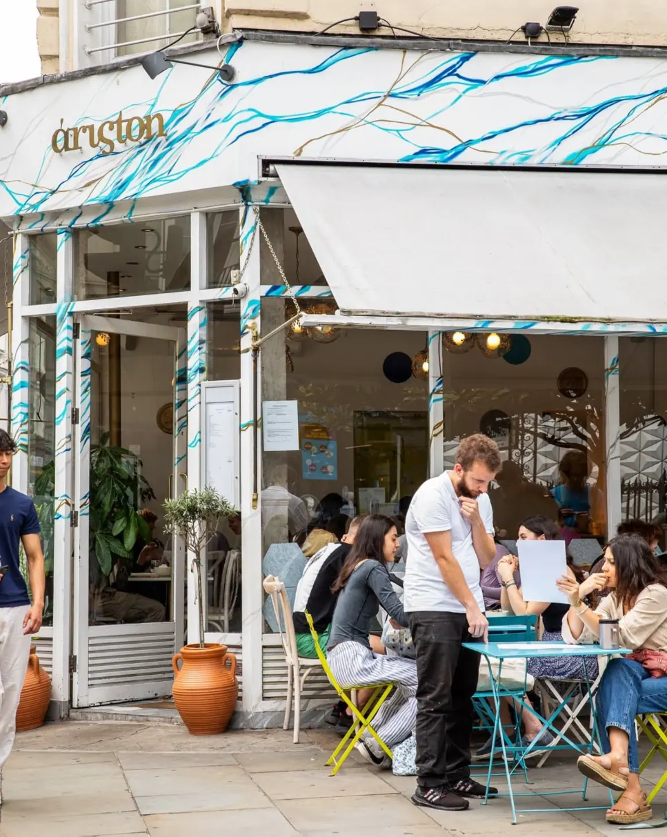 Ariston Hellenic Eatery, Εταιρική ταυτότητα, εικόνα 3