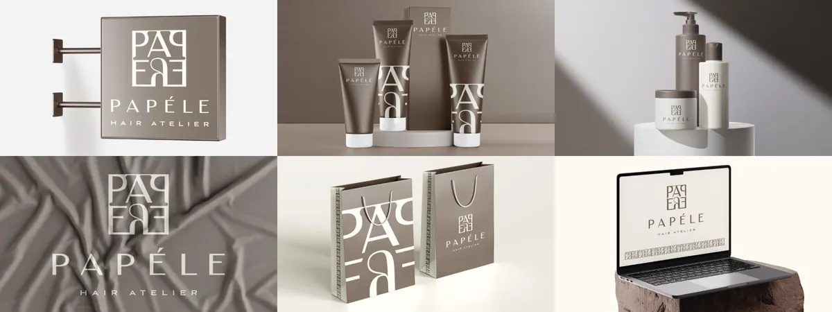 Papéle Hair Atelier, Εταιρική ταυτότητα, εικόνα 4