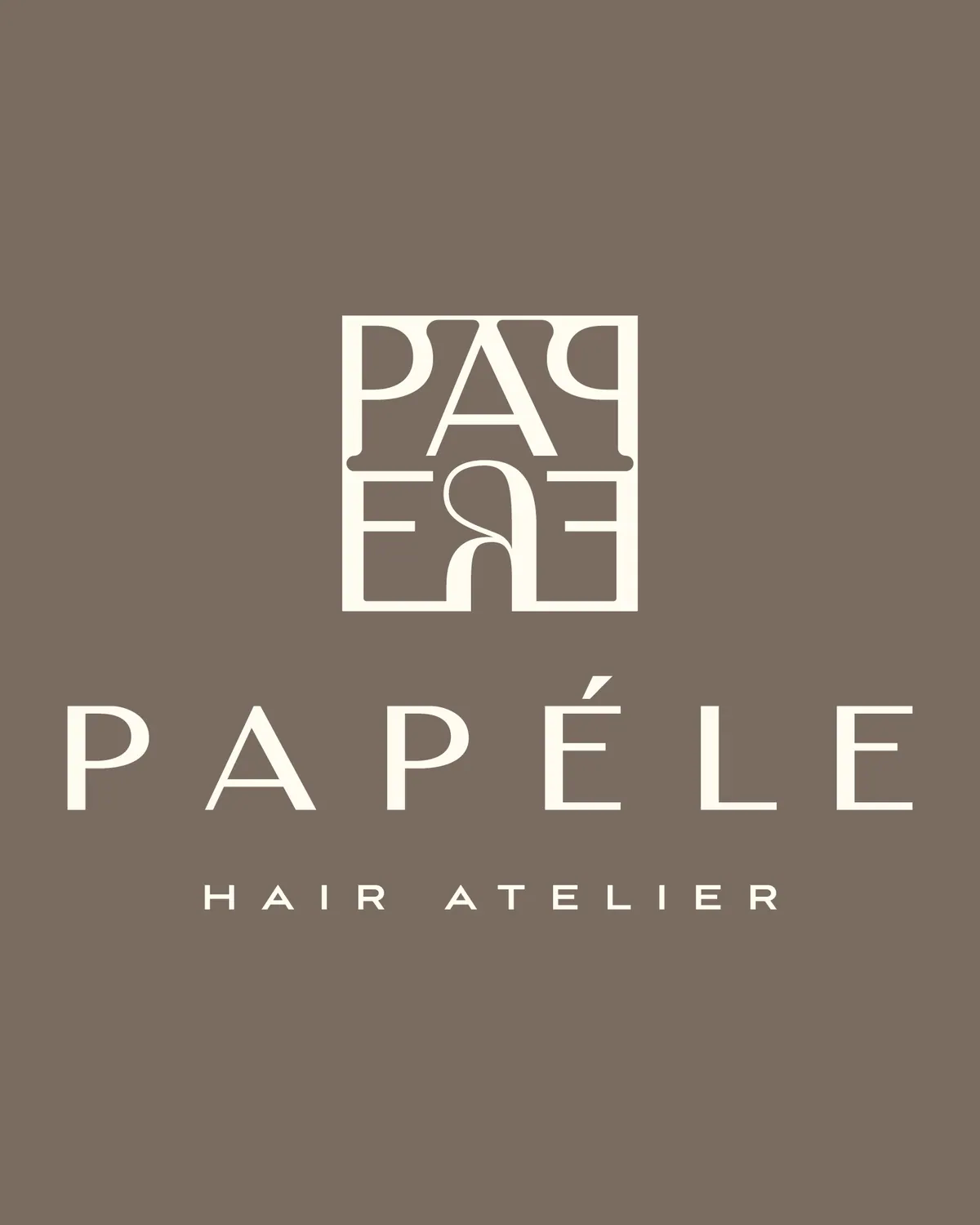 Papéle Hair Atelier, Εταιρική ταυτότητα, εικόνα 2