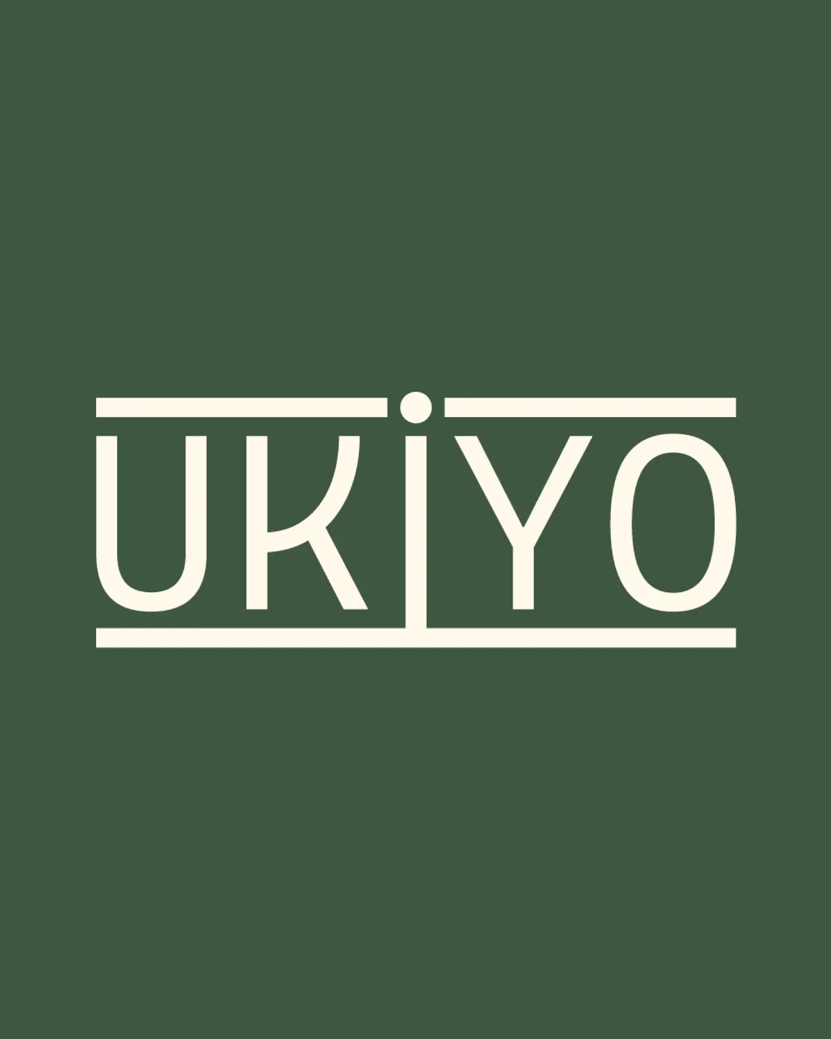 Εξώφυλλο έργου UKIYO Haircuts, Σχεδιασμός λογοτύπου από τον Άγγελο Κουρτίδη