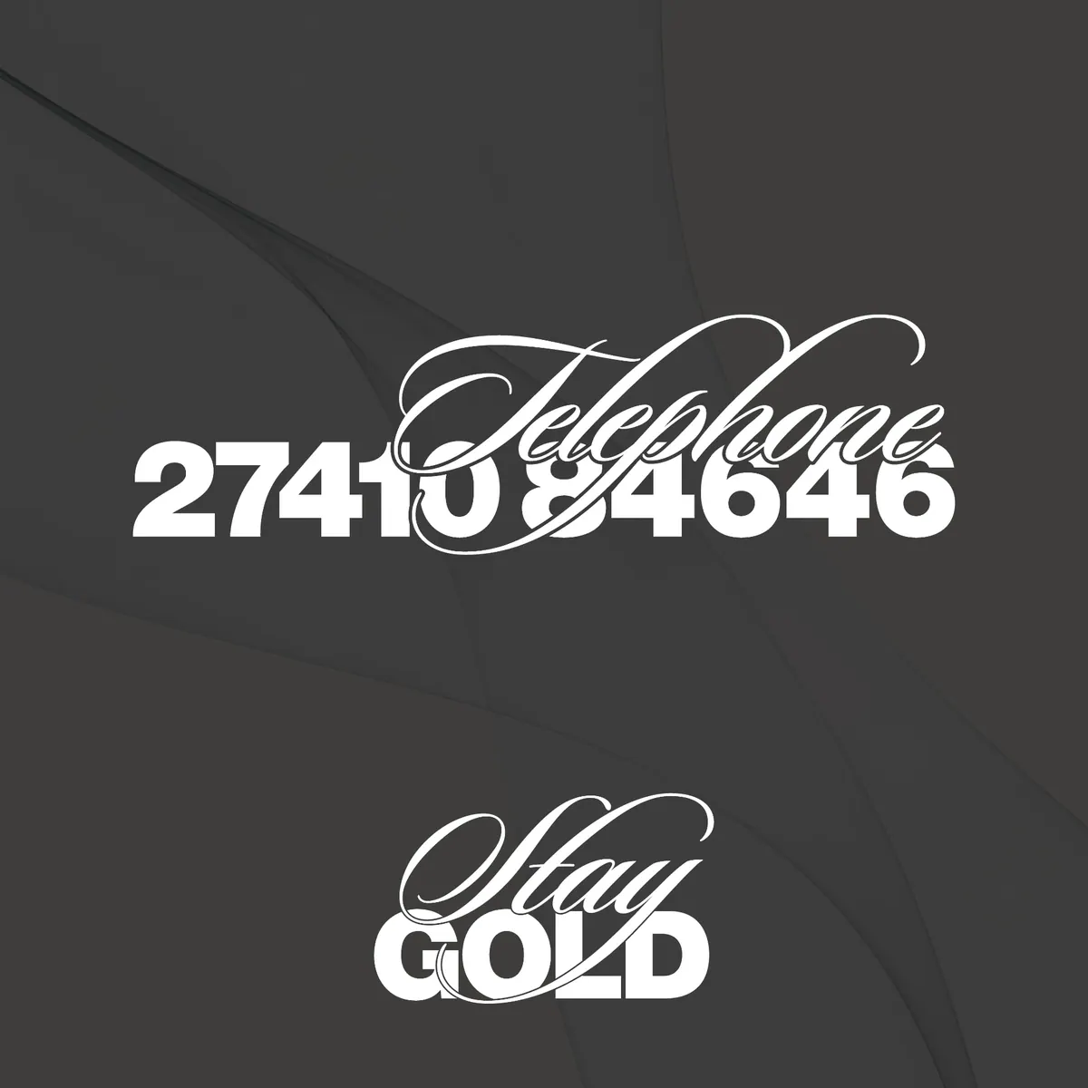 Stay Gold Barbershop, Εταιρική ταυτότητα, εικόνα 2