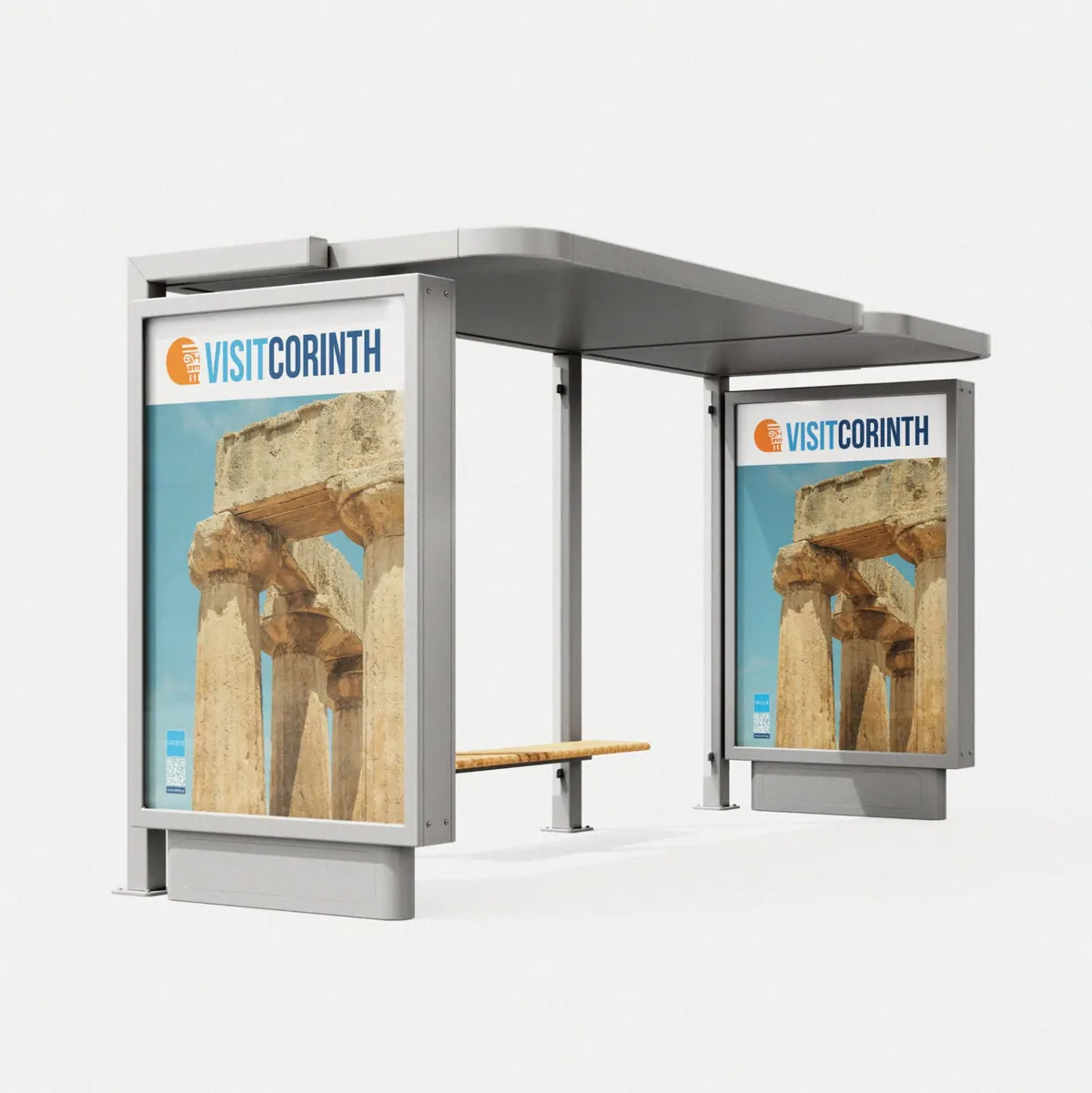 Visit Corinth · Δήμος Κορινθίων, Εταιρική ταυτότητα και έντυπα, εικόνα 4