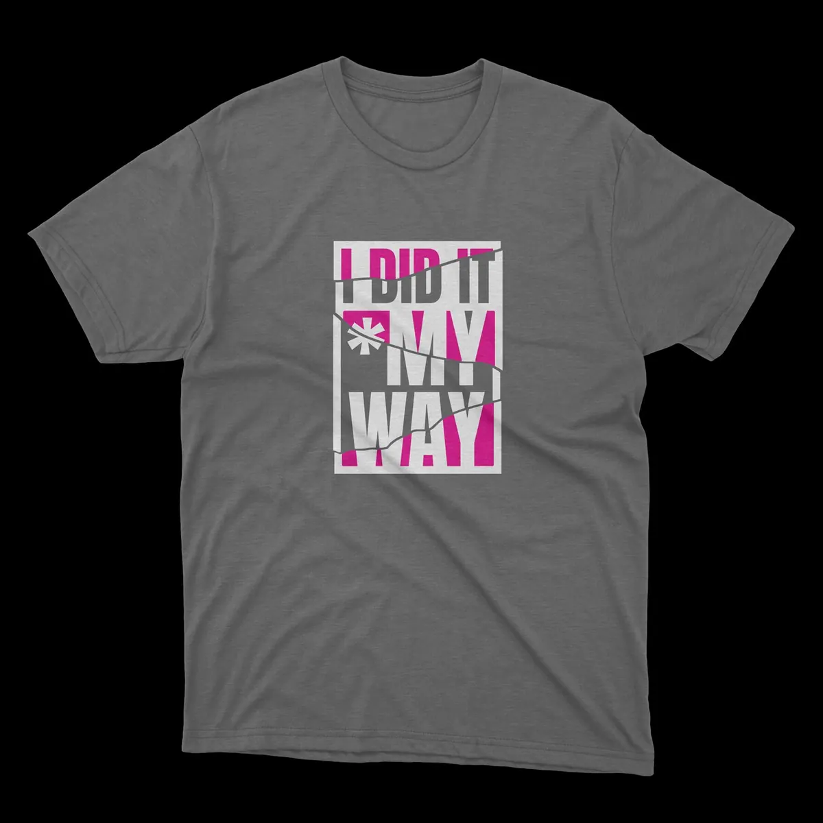 Μπλουζάκι Zulu Bungy «I did it my way» σε ματζέντα